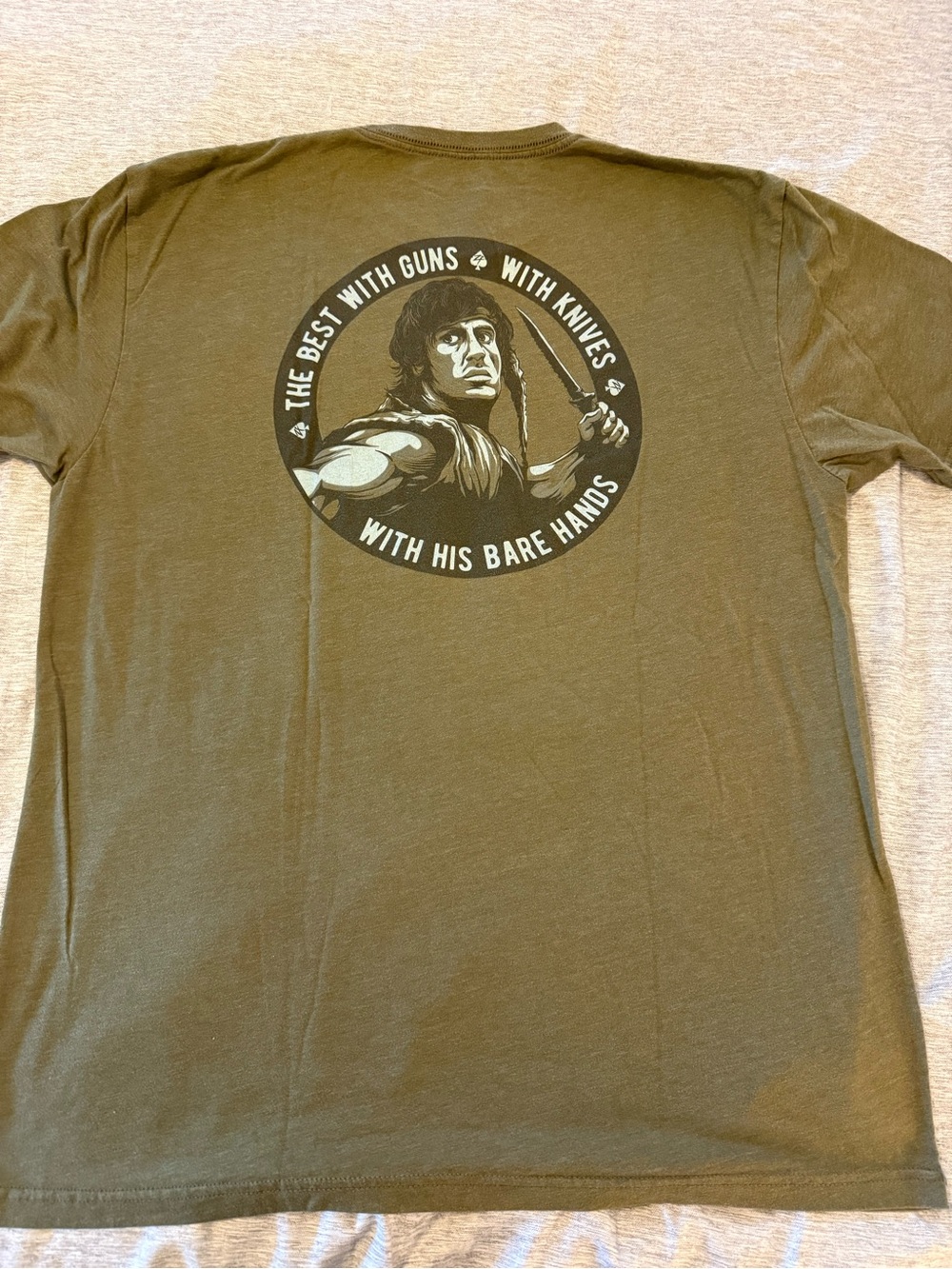 Zero Foxtrot Men's Army Green Graphic Tee XL
